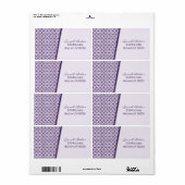 Art Deco Fab Verzendlabels Etiket (Full Sheet)