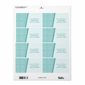 Art Deco Fab Verzendlabels Etiket (Full Sheet)