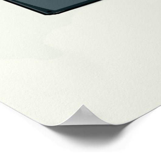 Art Deco Facs, tekst toevoegen Poster (Hoek)