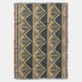 Art Deco Fan Blanket Throw Deken (Voorkant Verticaal)