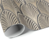 Art Deco Fan Cadeaupapier (Rol Hoek)