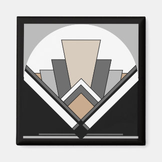 Art Deco Fan Expressie Magneet