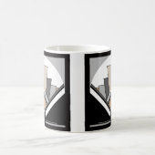 Art Deco Fan Expression Koffiemok (Center)