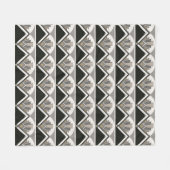 Art Deco Fan Fleece Blanket Deken (Voorkant (Horizontaal))