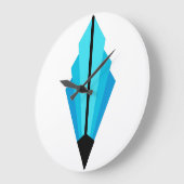 Art Deco Fan Pattern in blut Grote Klok (Hoek)