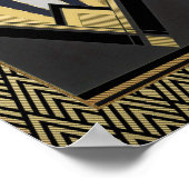 Art Deco Fan Poster. Poster (Hoek)