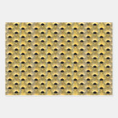 Art Deco fan stijl Wrapping papier Inpakpapier Vel (Voorkant 2)