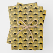 Art Deco fan stijl Wrapping papier Inpakpapier Vel (In situ)