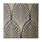 Art Deco Fan Tegeltje (Voorkant)