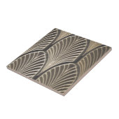Art Deco Fan Tegeltje (Zijkant)