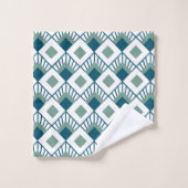 Art Deco Fans Bad Handdoek (Wasdoekje)
