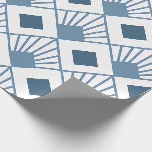 Art Deco Fans Cadeaupapier (Hoek)