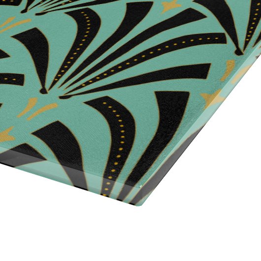 Art Deco Fans Custom Snijplank (Hoek)