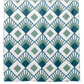 Art Deco Fans Douchegordijn (Voorkant)