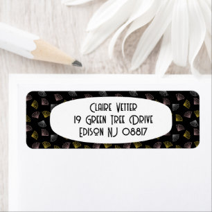 Art Deco Fans Etiket