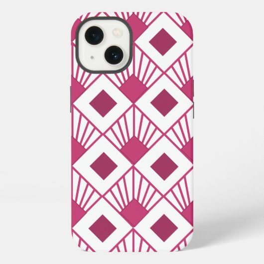 Art Deco Fans iPhone Hoesje (Achterkant)
