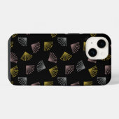Art Deco Fans iPhone Hoesje (Achterkant horizontaal)