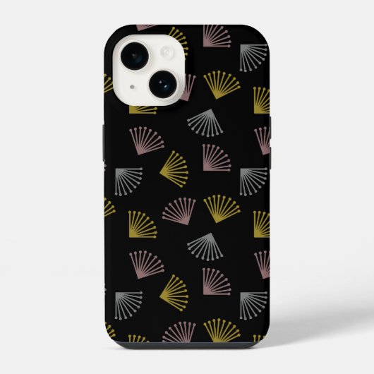 Art Deco Fans iPhone Hoesje (Achterkant)