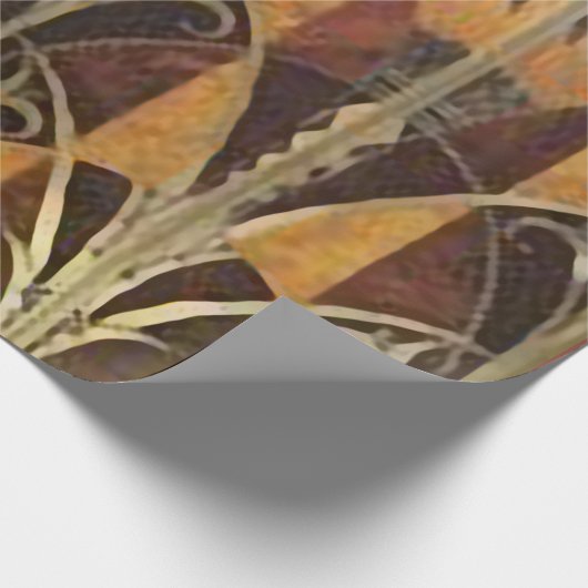 ART DECO FANS MARQUETRY CADEAUPAPIER (Hoek)