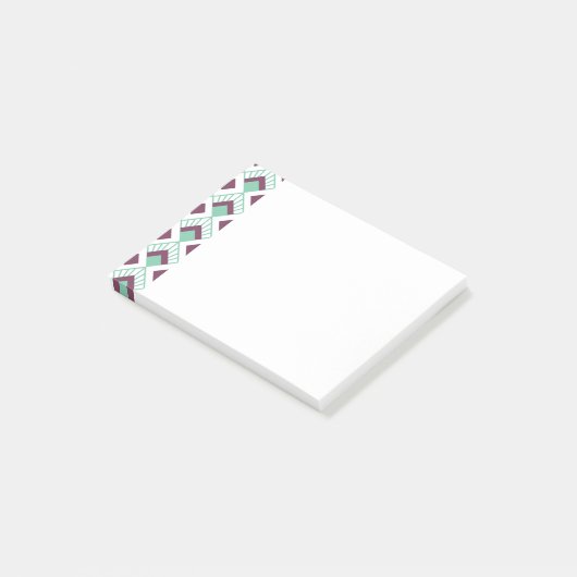Art Deco Fans Post-it Notes (Schuin)