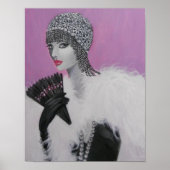 ART DECO FANTASY LADY POSTER (Voorkant)