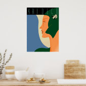 Art Deco Fashion 01 Poster (Keuken)