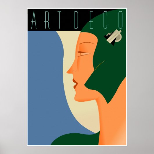 Art Deco Fashion 01 Poster (Voorkant)