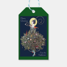 Art Deco Fashion Christmas Tree Retro