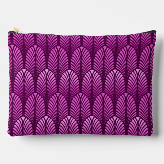 Art Deco Feather Pattern, Amethyst Paars Etui (Voorkant)