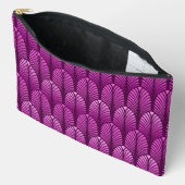 Art Deco Feather Pattern, Amethyst Paars Etui (Open)