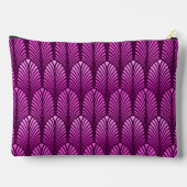 Art Deco Feather Pattern, Amethyst Paars Etui (Achterkant)
