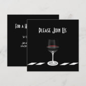 Art Deco-feestuitnodiging Doe mee met ons Aangepas Kaart (Voorkant / Achterkant)