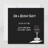 Art Deco-feestuitnodiging Doe mee met ons Aangepas Kaart (Achterkant)