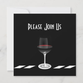 Art Deco-feestuitnodiging sluit u bij ons aan Aang Kaart