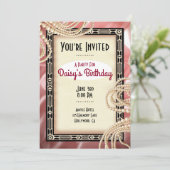 Art Deco Feestuitnodigingen Kaart (Staand voorkant)