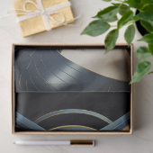 Art Deco Feline met Elegance Decoupage Tissuepapier (Geschenk)