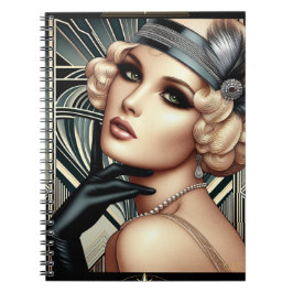 Art Deco Femme Fatale Planner Notitieboek
