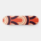 Art Deco Fifties Abstracte kunst herstellen Skateboard (Horizontaal)