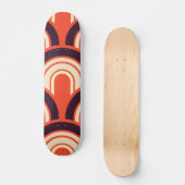 Art Deco Fifties Abstracte kunst herstellen Skateboard (Voorkant)