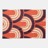 Art Deco Fifties Abstracte kunst herstellen Theedoek (Horizontaal)