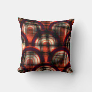 Art Deco Fifties Stippen Retro Abstracte Art Kussen