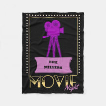 Art Deco Filmavond Gepersonaliseerde familienaam