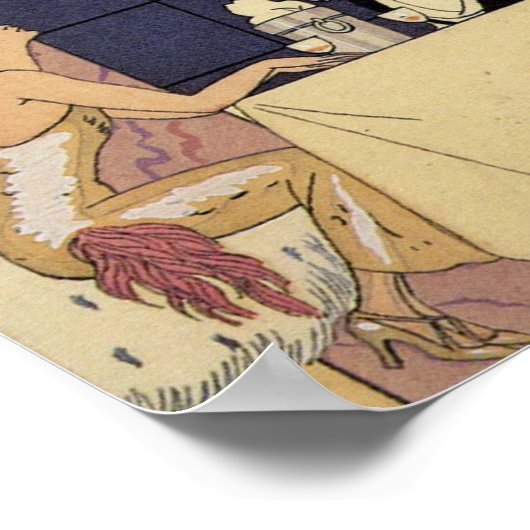 Art Deco Fine Dining Poster (Hoek)