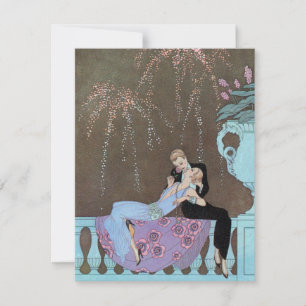 Art Deco Fireworks Le Feu, George Barbier