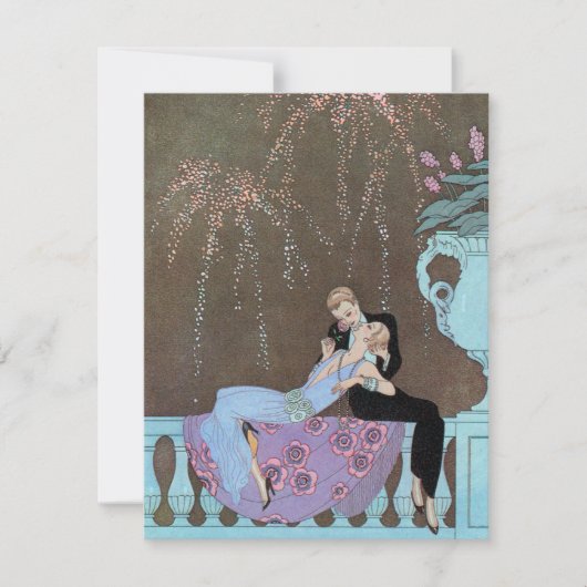  Art Deco Fireworks Le Feu, George Barbier (Voorkant)