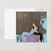 Art Deco Fireworks Le Feu, George Barbier (Voorkant / Achterkant)