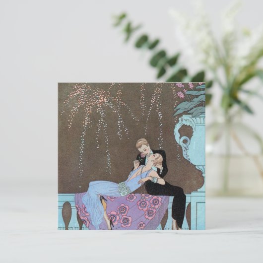  Art Deco Fireworks Le Feu, George Barbier (Staand voorkant)