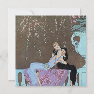 Art Deco Fireworks Le Feu, George Barbier