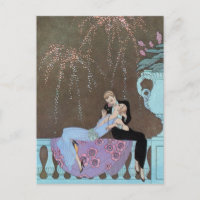  Art Deco Fireworks Le Feu, George Barbier