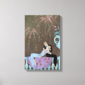 Art Deco Fireworks Le Feu, George Barbier Canvas Afdruk (Voorkant)